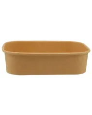 Caserole Kraft Natur ovale – 500/750/1000 cc, 50/set