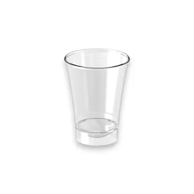 Cupe desert Tulip 60 cc, realizate din plastic transparent de calitate alimentară, perfecte pentru servirea deserturilor fine, m
