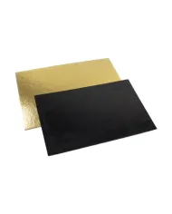 Planșete aurii pentru tort, realizate din carton gros de 3 mm cu folie aurie lucioasă, ideale pentru suportul și prezentarea tor