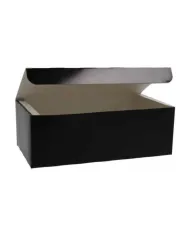 Cutii meniu carton negru – 3 dimensiuni, fast-food
