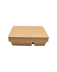 CUTII MENIU BURGER NATUR 2 COMPARTIMENTE (100 buc/set)