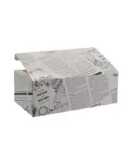 Cutii meniu carton model ziar – 3 dimensiuni disponibile
