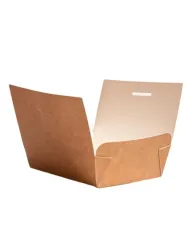 Cutii carton natur meniu – 60 buc/set