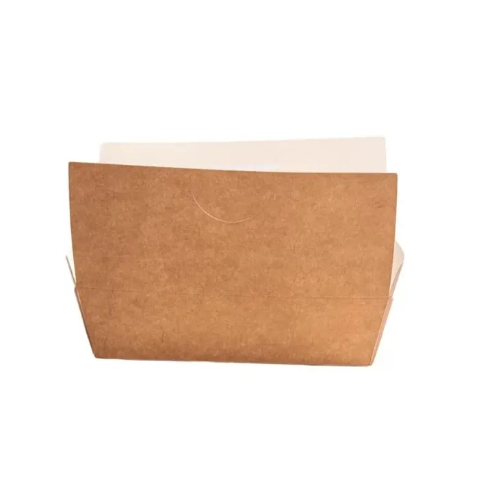 Cutii carton natur meniu – 60 buc/set
