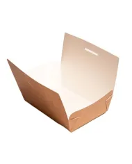 Cutii carton natur meniu – 60 buc/set