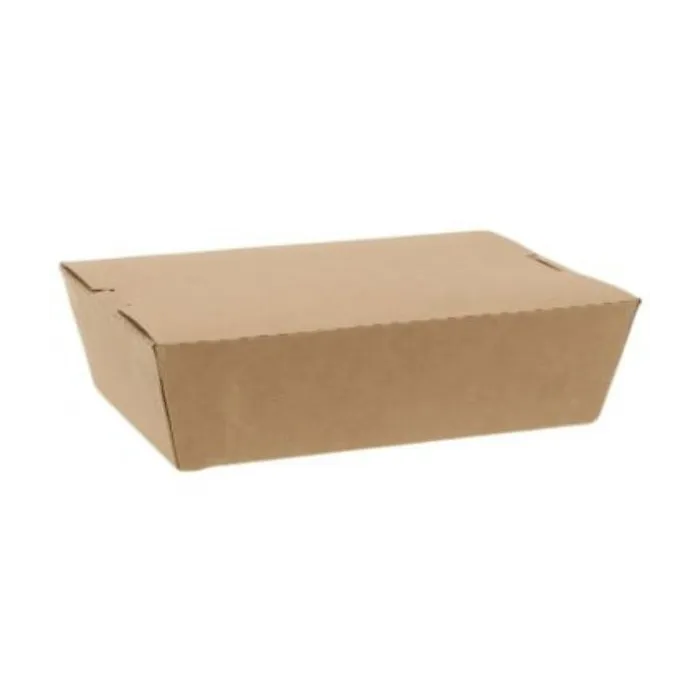 Cutii carton kraft natur meniu – 50 buc/set