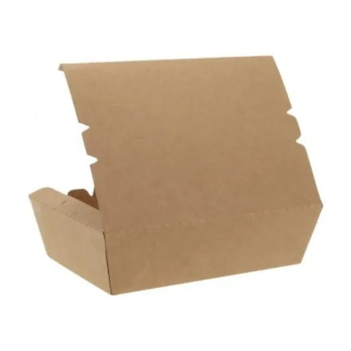 Cutii carton kraft natur meniu – 50 buc/set