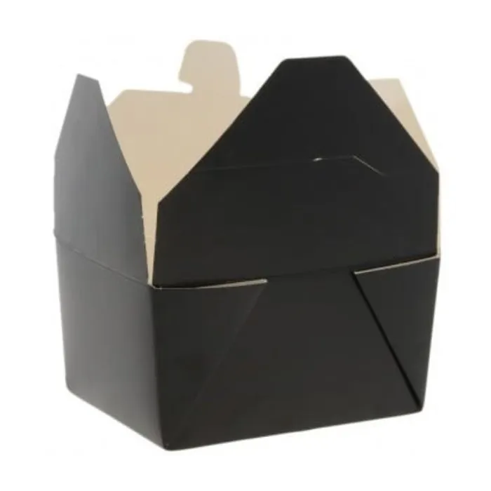 Cutii meniu carton negru – 100 buc/set