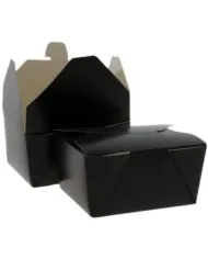 Cutii meniu carton negru – 100 buc/set