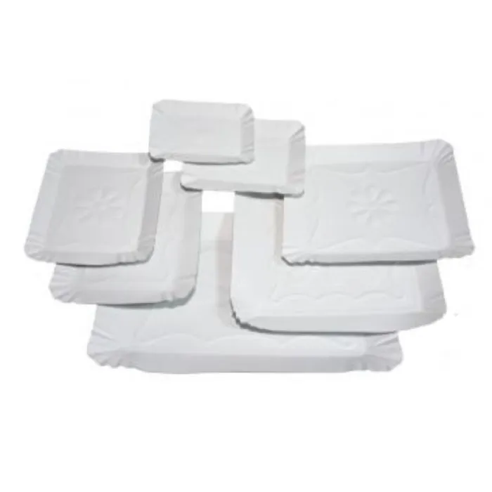 TAVITE PENTRU PRAJITURI DIN CARTON ALB (100 BUC/SET)