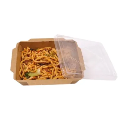 Caserole meniuri cu capac transparent – 100 buc/set