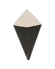 CORNETE DIN CARTON NEGRU (200 BUC/SET)