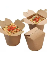 CUTII NOODLES ROTUND KRAFT NATUR (50 buc/set)