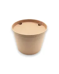 GALETUSE CRISPY CU CAPACE, KRAFT NATUR (50 BUC/SET)