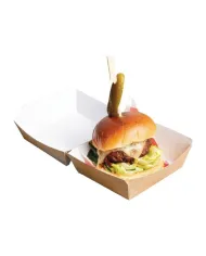 CUTIE CARTON BURGER NATUR (100 BUC/SET)