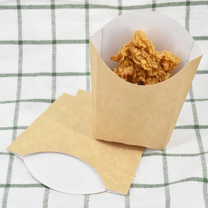 CUTII CARTOFI DIN CARTON KRAFT NATUR