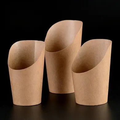 PAHARE DIN CARTON KRAFT NATUR PENTRU WRAP SI DESERT (55 buc/set)