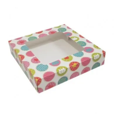 CUTII CU FEREASTRA PENTRU PRAJITURI (50 BUC/SET)