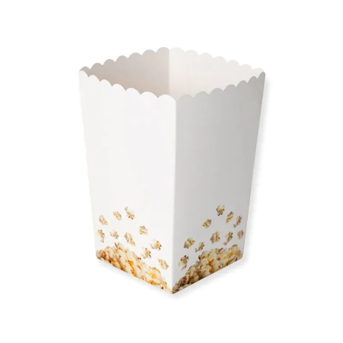 CUTII CARTON POPCORN ALBE