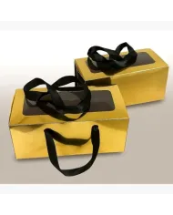 CUTII AURII CU FEREASTRA PENTRU CHEC (50 BUC/SET)
