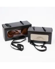 CUTII NEGRE CU FEREASTRA PENTRU CHEC (50 BUC/SET)