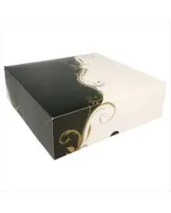 CUTII PENTRU PRAJITURI ALB-NEGRU (50 buc/set)