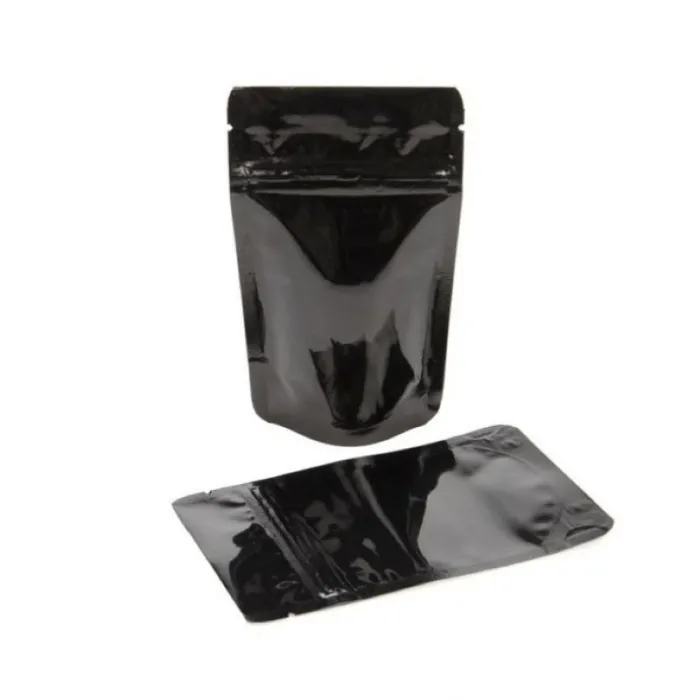 PUNGI NEGRU LUCIOS, INCHIDERE ZIPLOCK (100 BUC/SET)