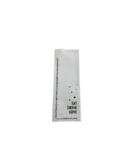 Pungi tacâmuri albe „EAT DRINK LOVE” – 2000 buc/set