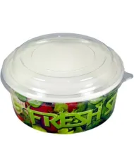 BOL CARTON FRESH SALAD CU CAPAC (50 BUC/SET)