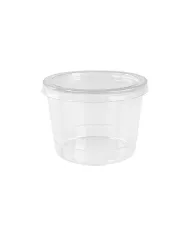 Cupa desert cu capac, 180 ml (30 buc/set) este alegerea perfectă pentru prezentări profesionale de deserturi, gustări și prepara