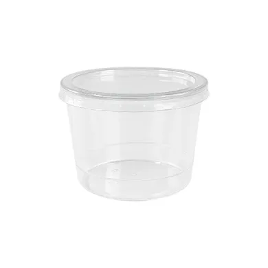 Cupa desert cu capac, 180 ml (30 buc/set) este alegerea perfectă pentru prezentări profesionale de deserturi, gustări și prepara