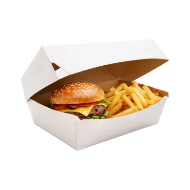CUTII MENIU BURGER SI CARTOFI PRAJITI (100 BUC/SET)