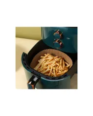 Cumpără hârtie de copt pentru Air Fryer, pătrată, set 100 bucăți. Antiaderentă, rezistentă la 220°C, ideală pentru gătit curat ș