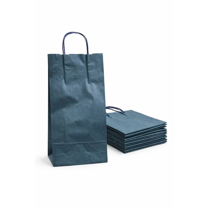 Pungi sticle de vin Bleumarin Lux – 100 buc/set