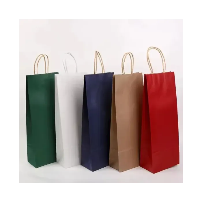 Pungi sticle de vin Bleumarin Lux – 100 buc/set