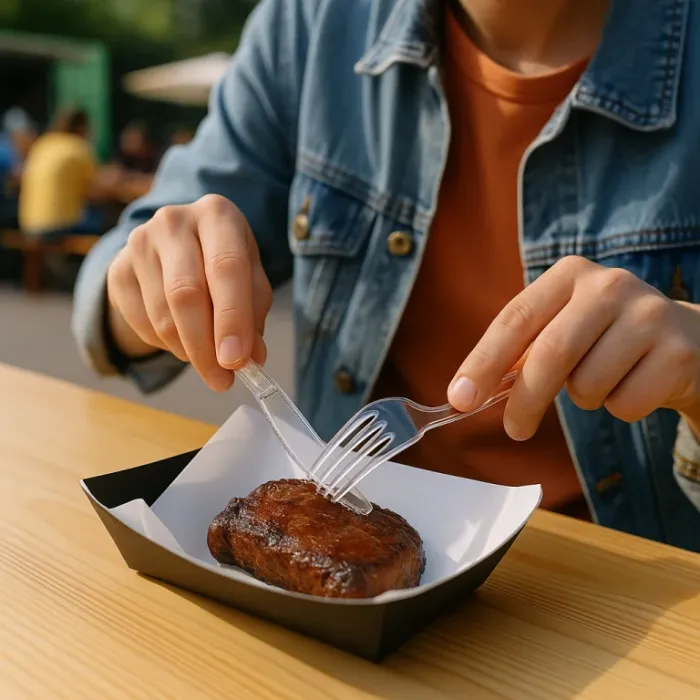 Setul BIS LUX cu sare și piper este soluția practică și igienică pentru servirea preparatelor în regim takeaway, catering sau li