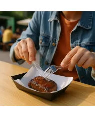 Setul BIS LUX cu sare și piper este soluția practică și igienică pentru servirea preparatelor în regim takeaway, catering sau li