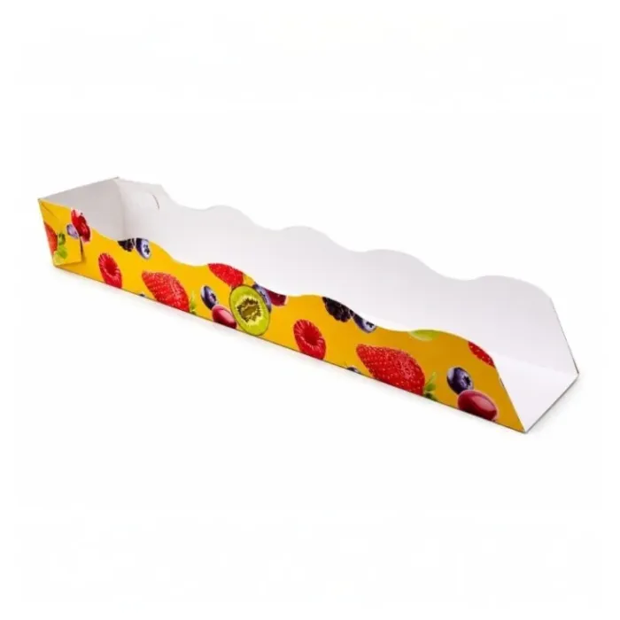 Adaugă un strop de culoare și veselie în prezentarea deserturilor cu tăvițele din carton galben, perfecte pentru clătite lungi,