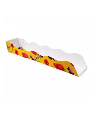 Adaugă un strop de culoare și veselie în prezentarea deserturilor cu tăvițele din carton galben, perfecte pentru clătite lungi,