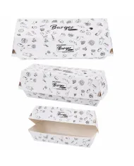 Cutii carton model ziar panini – 50 buc/set
