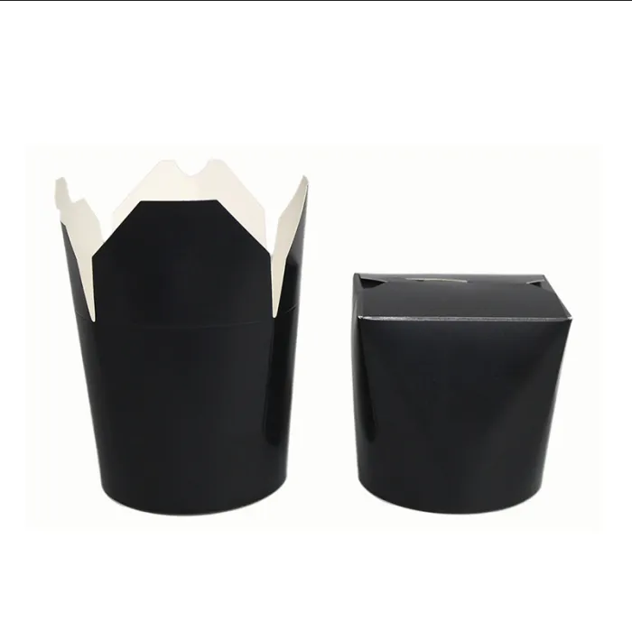 CUTII DIN CARTON NEGRU PENTRU NOODLES (50 BUC/SET)
