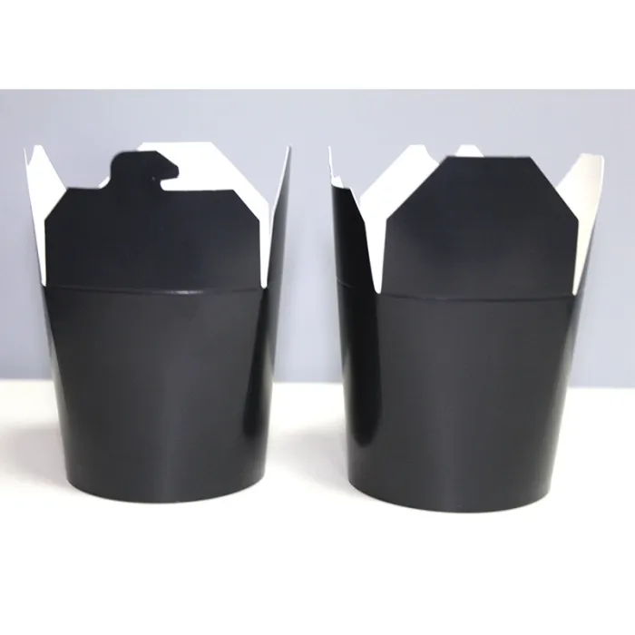 CUTII DIN CARTON NEGRU PENTRU NOODLES (50 BUC/SET)