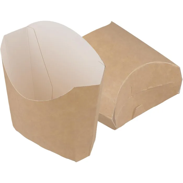 CUTII CARTOFI DIN CARTON KRAFT NATUR