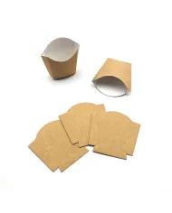 CUTII CARTOFI DIN CARTON KRAFT NATUR