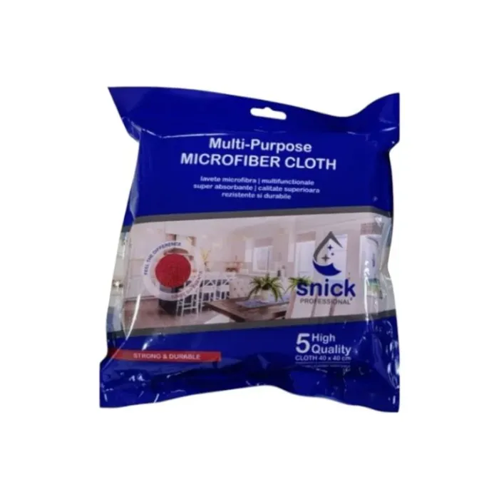 LAVETE MICROFIBRA SUPER-ABSORBANTE 40X40 CM (5 BUC/SET)