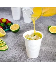 Set 100 pahare de unică folosință, 200 ml. Perfecte pentru evenimente, birouri sau uz personal. Rezistente și economice, ideale