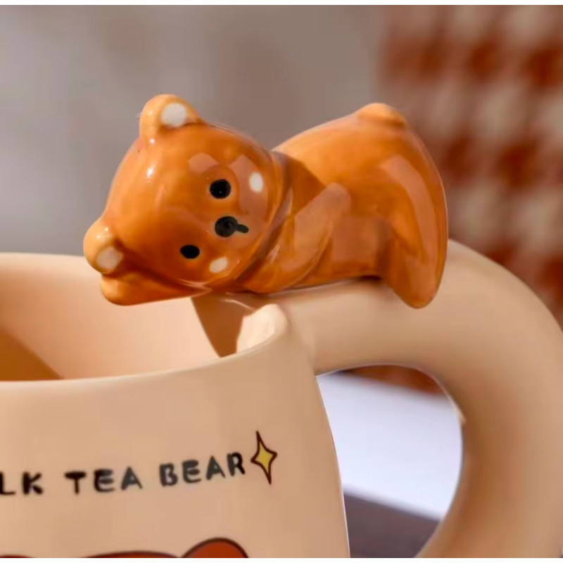 Set căni cu ursuleți Cadou cană cu ursuleț  cană cu model ursuleț