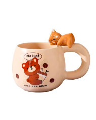 Set căni cu ursuleți Cadou cană cu ursuleț  cană cu model ursuleț