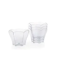 „Cupe Desert King Small Transparente – Set 24 Buc, 70 cc | Ideale pentru Deserturi”