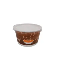 Alege bolurile din carton Time, set de 50 buc, cu capacitate de 450 ml. Perfecte pentru salate, supe și deserturi